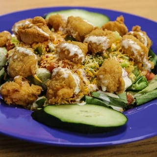 Popcorn Shrimp Salad