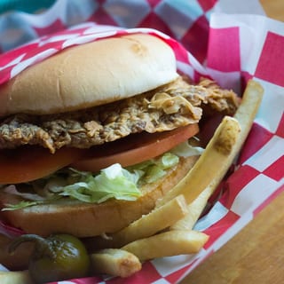 Chicken Fried Steak On a Bun